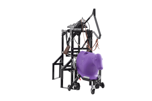 7K Something Horse & Calf Sled Complete Powered Setup - Roping Chute, Calf and Sled with Wheels and Skids