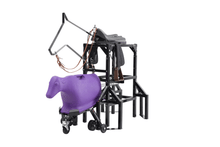 Load image into Gallery viewer, 7K Something Horse & Calf Sled Complete Powered Setup - Roping Chute, Calf and Sled with Wheels and Skids