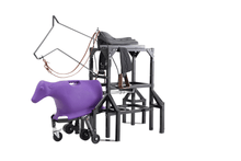 Load image into Gallery viewer, 7K Something Horse & Calf Sled Complete Powered Setup - Roping Chute, Calf and Sled with Wheels and Skids