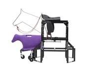 Load image into Gallery viewer, 7K Something Horse & Calf Sled Complete Powered Setup - Roping Chute, Calf and Sled with Wheels and Skids