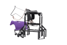 Load image into Gallery viewer, 7K Something Horse & Calf Sled Complete Powered Setup - Roping Chute, Calf and Sled with Wheels and Skids