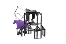 Load image into Gallery viewer, 7K Something Horse & Calf Sled Complete Powered Setup - Roping Chute, Calf and Sled with Wheels and Skids