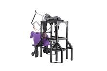 Load image into Gallery viewer, 7K Something Horse & Calf Sled Complete Powered Setup - Roping Chute, Calf and Sled with Wheels and Skids