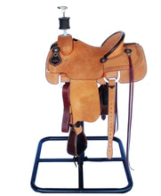 Load image into Gallery viewer, 7K Roughout Team Roping Saddle with Dally Post HD and Nevawrap 2.0