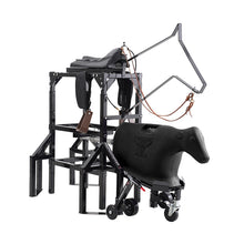 Load image into Gallery viewer, 7K Something Horse &amp; Calf Sled Complete Powered Setup - Roping Chute, Calf and Sled with Wheels and Skids
