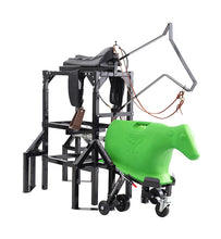 Load image into Gallery viewer, 7K Something Horse &amp; Calf Sled Complete Powered Setup - Roping Chute, Calf and Sled with Wheels and Skids