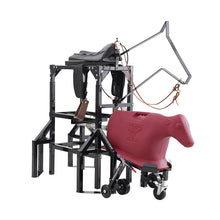 Load image into Gallery viewer, 7K Something Horse &amp; Calf Sled Complete Powered Setup - Roping Chute, Calf and Sled with Wheels and Skids
