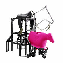 Load image into Gallery viewer, 7K Something Horse &amp; Calf Sled Complete Powered Setup - Roping Chute, Calf and Sled with Wheels and Skids