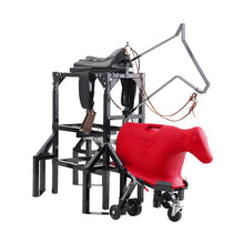Load image into Gallery viewer, 7K Something Horse &amp; Calf Sled Complete Powered Setup - Roping Chute, Calf and Sled with Wheels and Skids