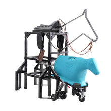 Load image into Gallery viewer, 7K Something Horse &amp; Calf Sled Complete Powered Setup - Roping Chute, Calf and Sled with Wheels and Skids