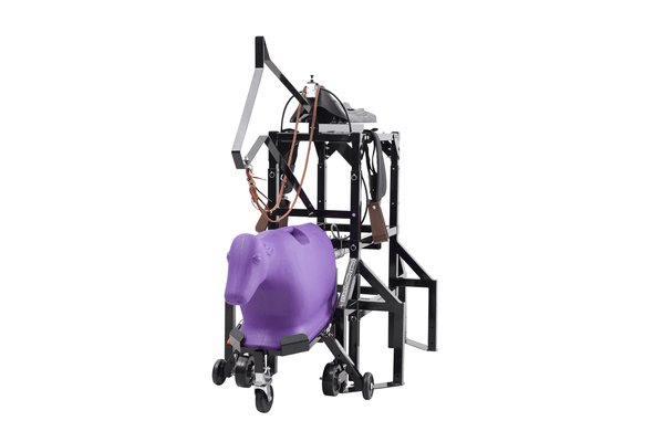 7K Something Horse & Calf Sled Complete Powered Setup - Roping Chute, Calf and Sled with Wheels and Skids