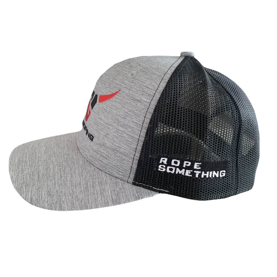 7K Roping Logo Cap #3 - Heathered Gray / Black Mesh