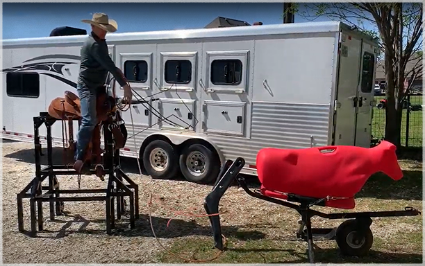 7K Something Horse Mount & Steer Sled Complete Setup – 7K Roping